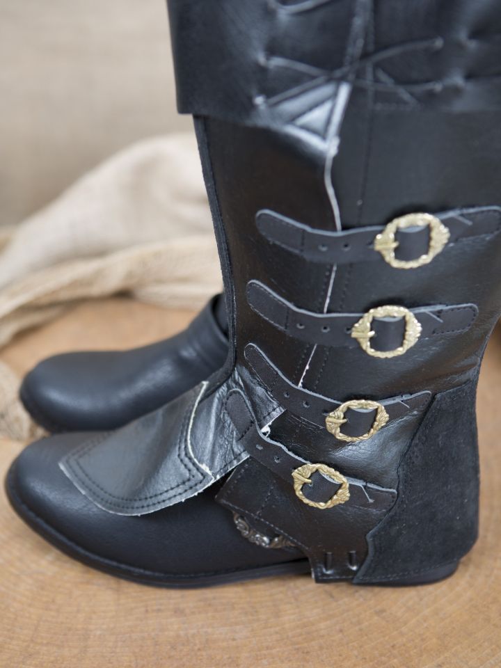 Gaiters with cuff black 2