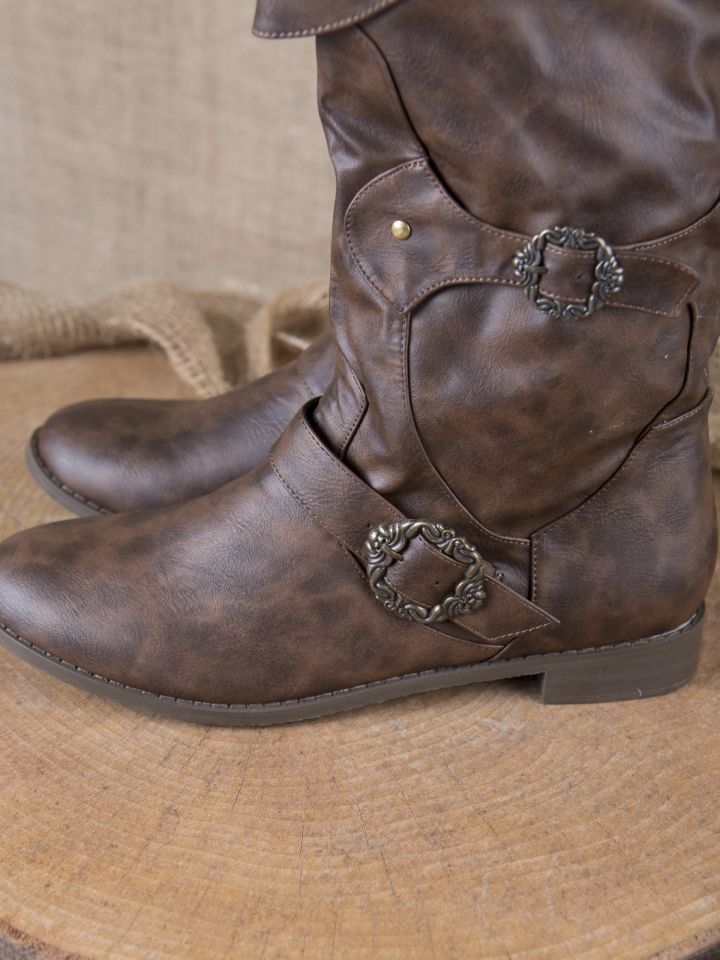 Pirate boots brown 2