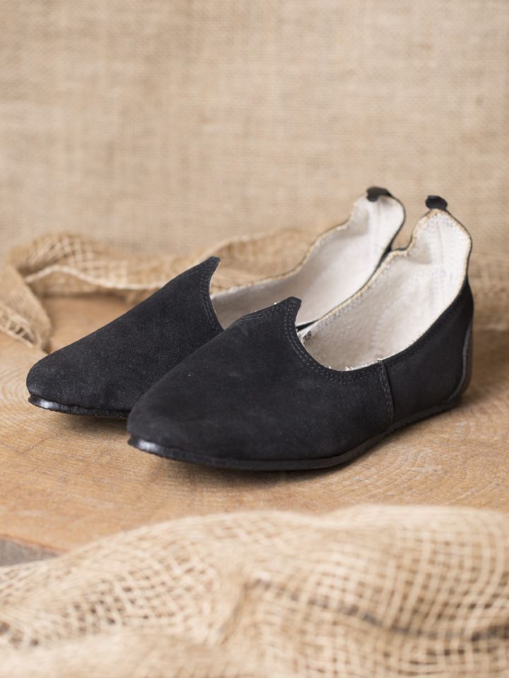 Medieval shoes Johanna black 2