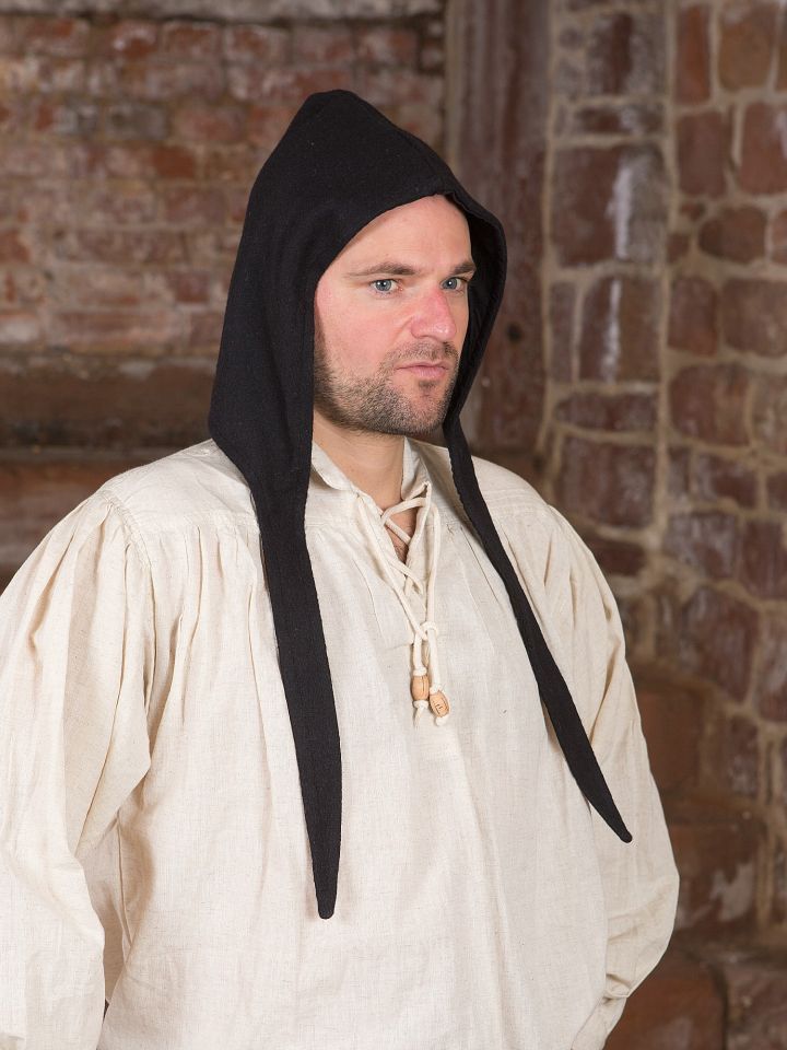 Wool fabric hood 2