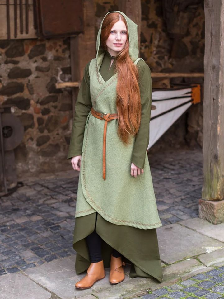 Dala cotton wrap dress lime green L/XL 2