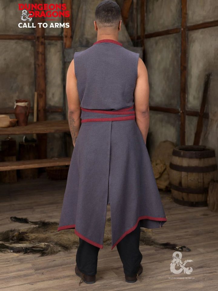 D&D Wizard Battle Skirt Gray/Red 2