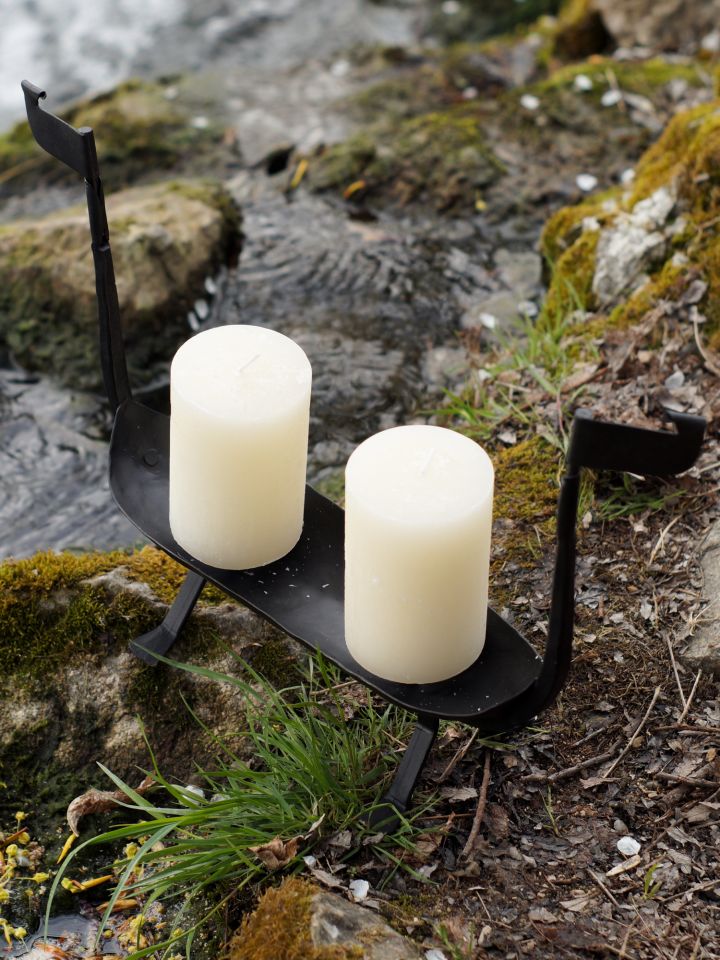 Candlestick Viking ship 2