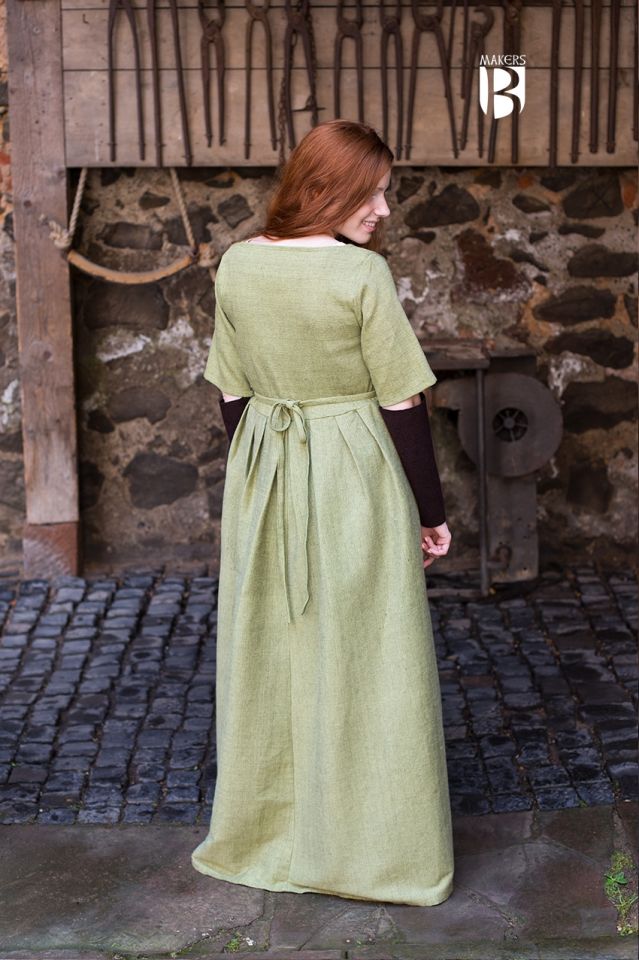 Dress Frideswinde lime green 2
