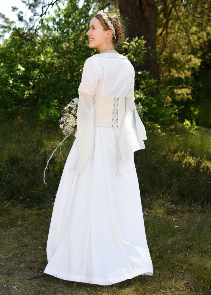 Wedding dress with corsage white/natural 2