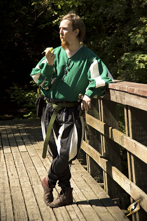 Shirt Landsknecht green-white 2