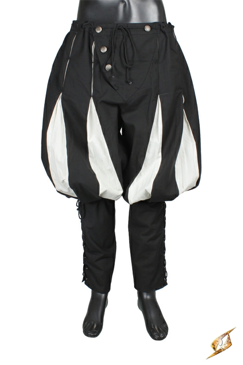 Trousers Landsknecht black and white 2