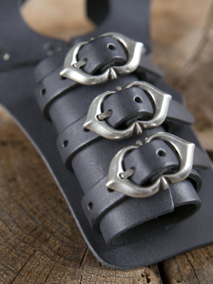 Sword holder with 3 buckles black 2