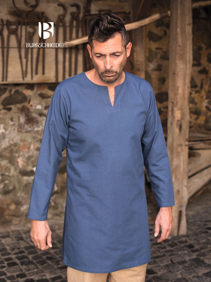 Under tunic Leif, woad blue 2