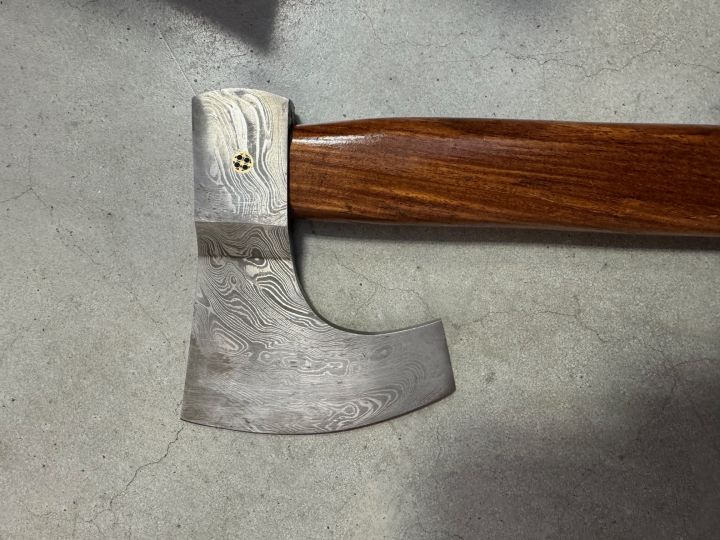 Bearded axe with Damascus blade 2nd choice 2