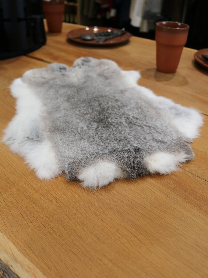 Rabbit fur gray 2
