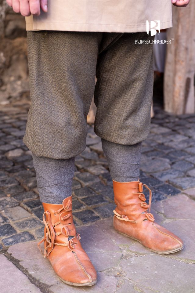 Rush trousers Ivar herringbone olive-grey 2