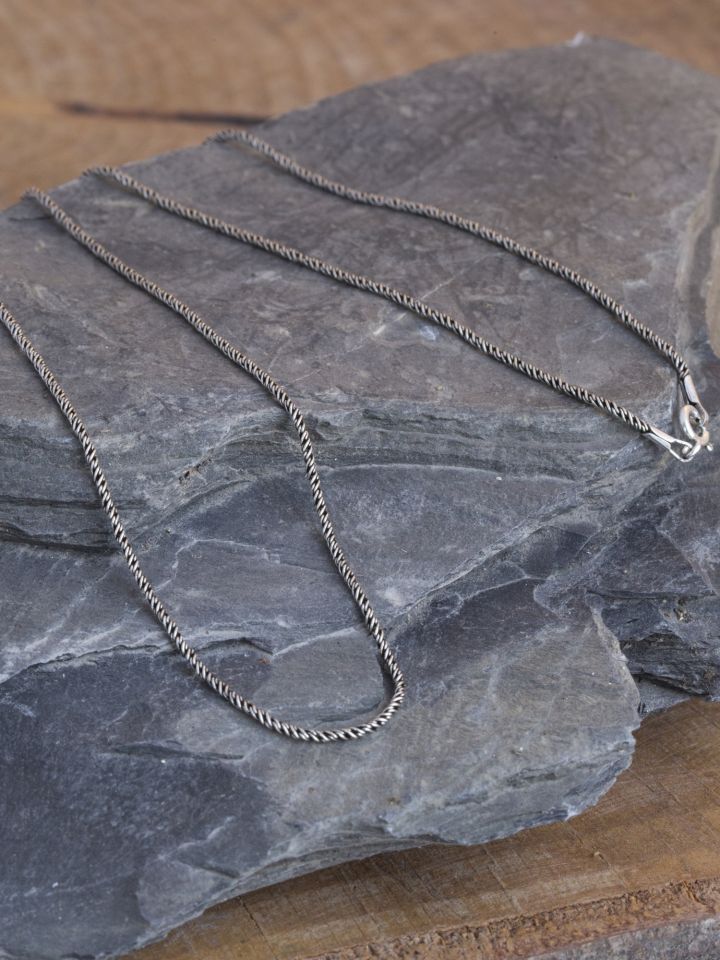 Fine silver chain 60 cm 2