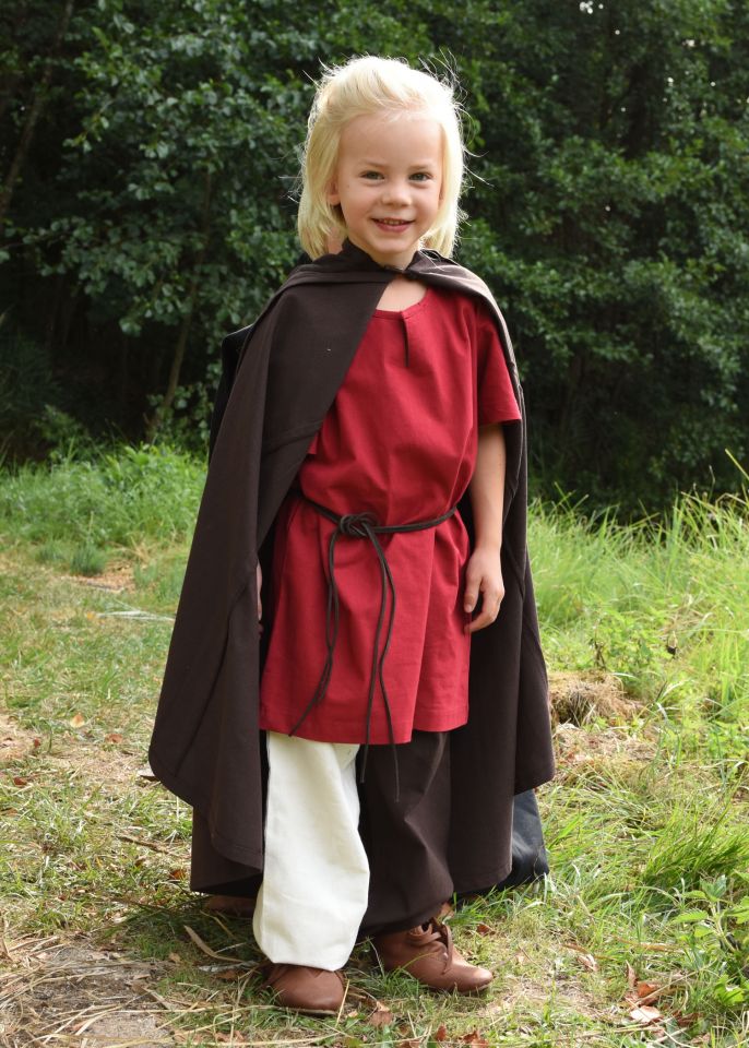 Medieval children's trousers Thore natural-brown 2