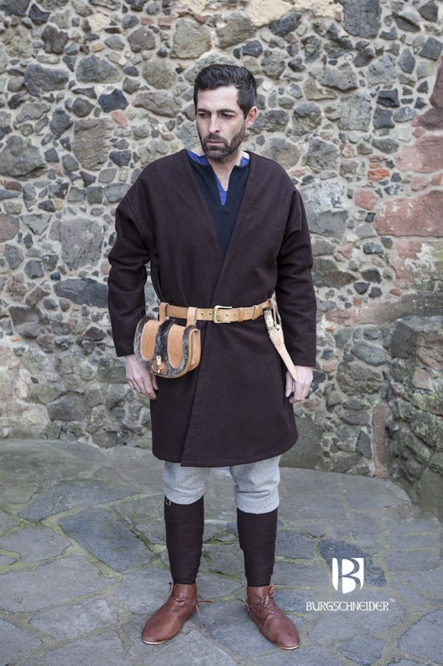 Flap skirt Loki wool brown 2