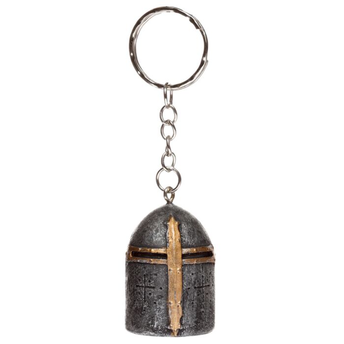Knight's helmet key fob 2