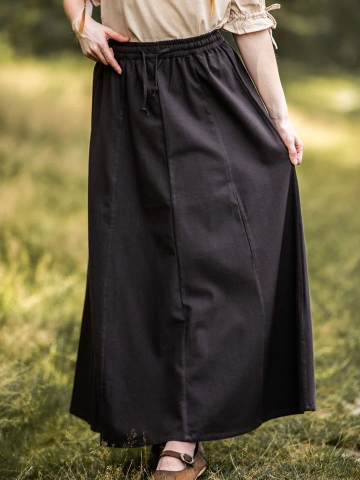 Medieval skirt dark brown 2