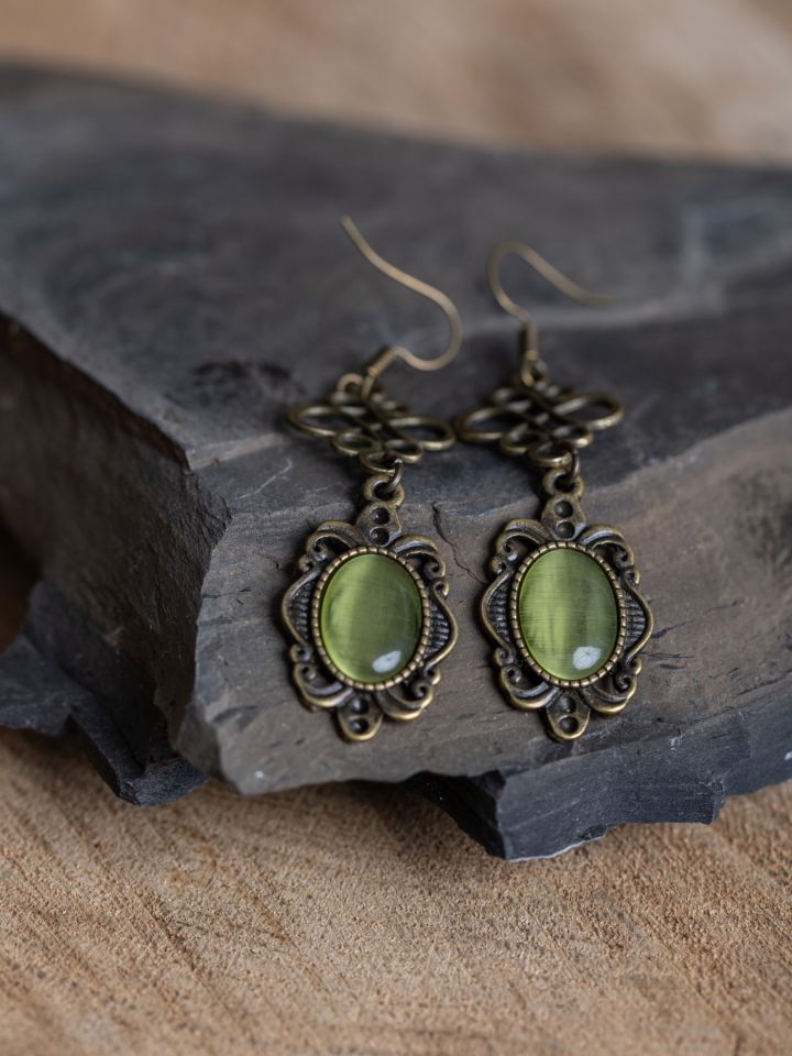 Earrings Eleyne green 2
