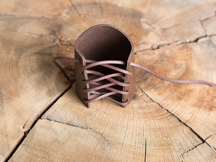 Single leather arm cuff 2