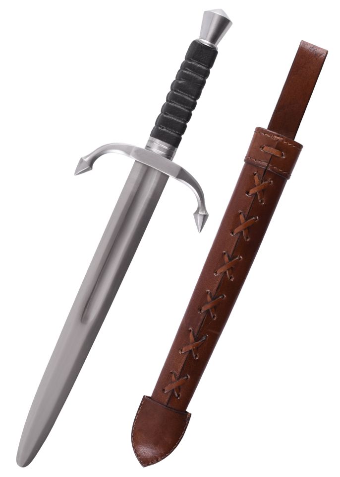 Renaissance dagger with leather sheath, show fighting dagger, SK-C 2