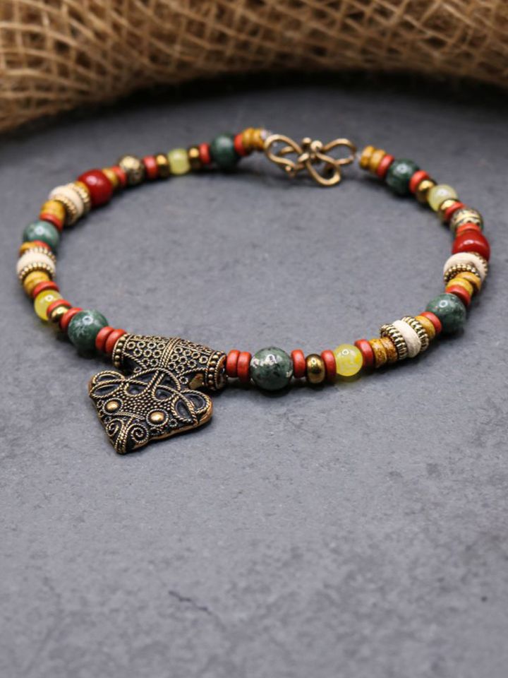 Brooch chain "Raven" bronze 2