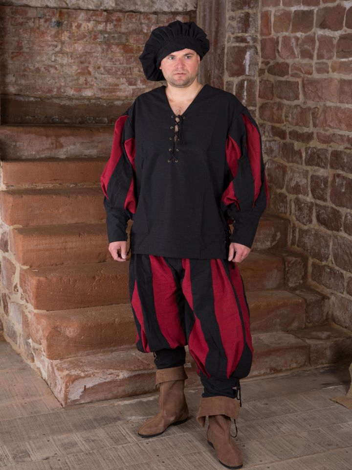 Landsknecht shirt black/red S 2