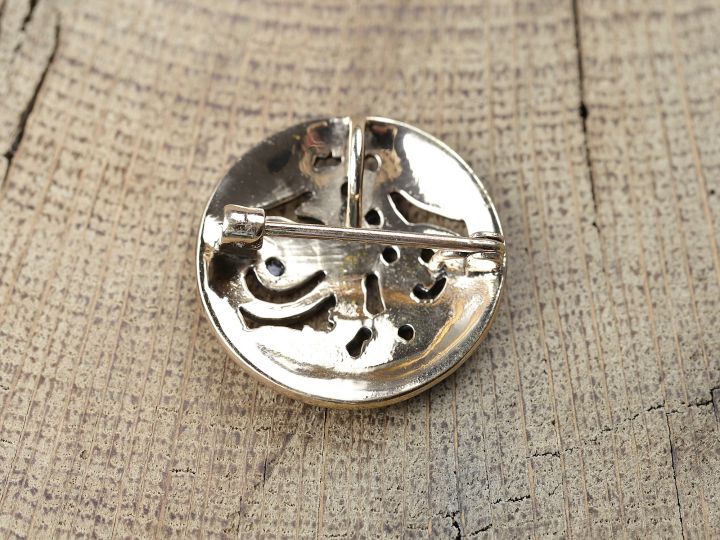 Round brooch "Haithabu" Bronze 2