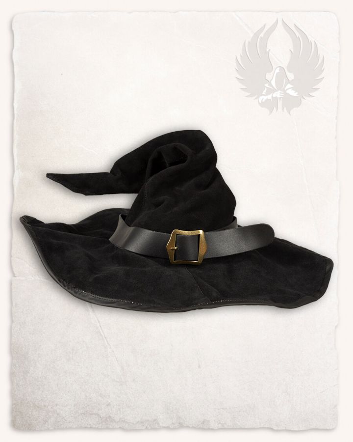 Wikka witch hat made from suede 2