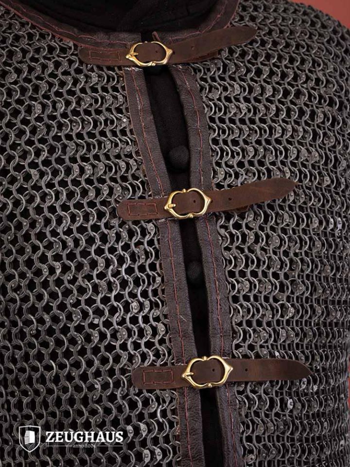 Chain mail hauberk made of aluminum 10mm 2