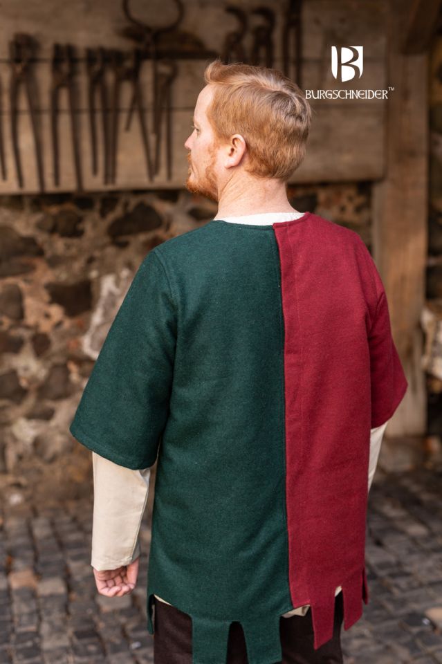 Left side Surcoat Aleran - Wool green 3