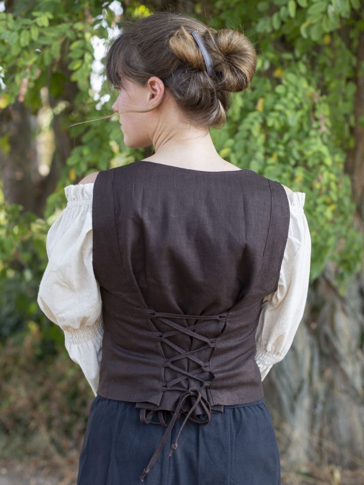 Underbust bodice brown 3