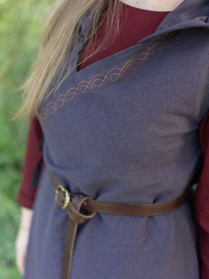 Cotton wrap dress Dala gray S/M 3