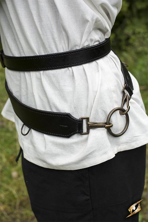 Sword belt for LARP swords black 3