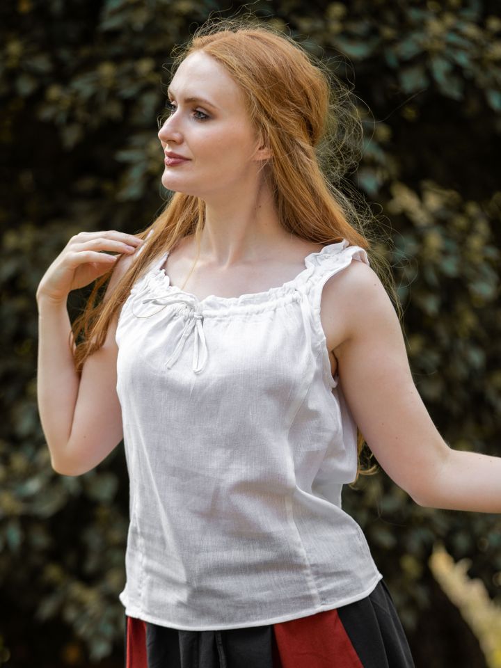 sleeveless summer blouse white XXL 3