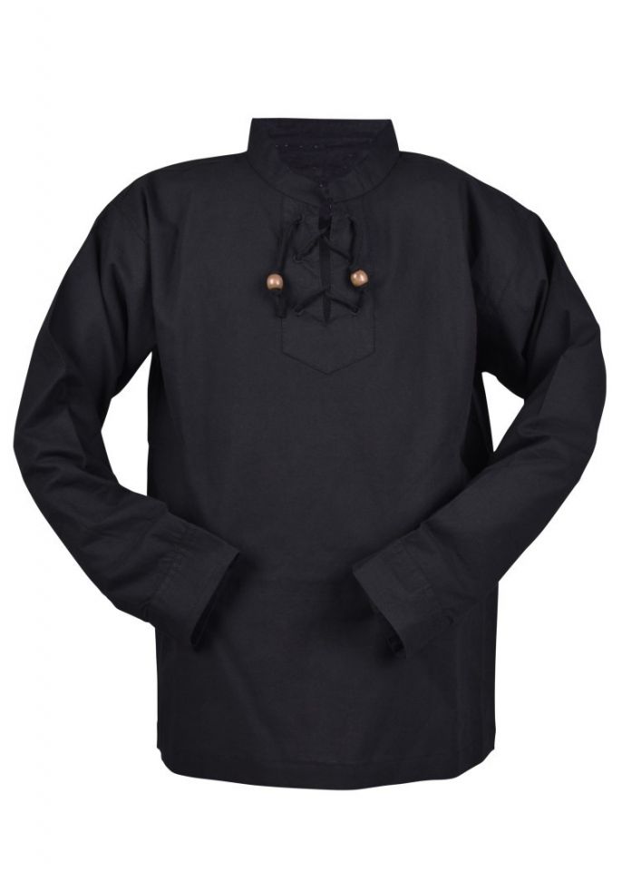 Children's medieval shirt black 3