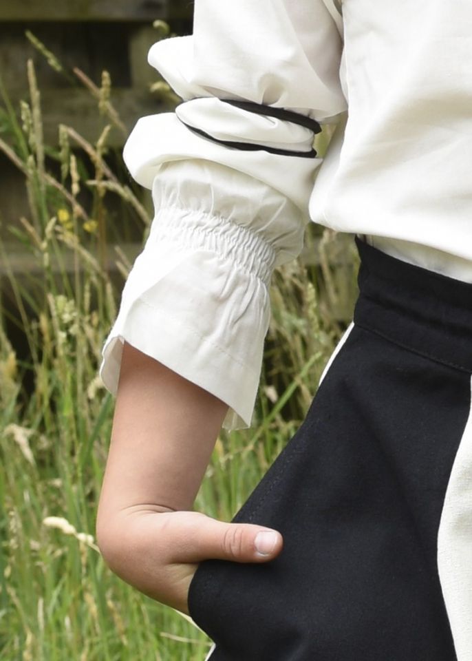 Girls' blouse for the Middle Ages natural 146 3