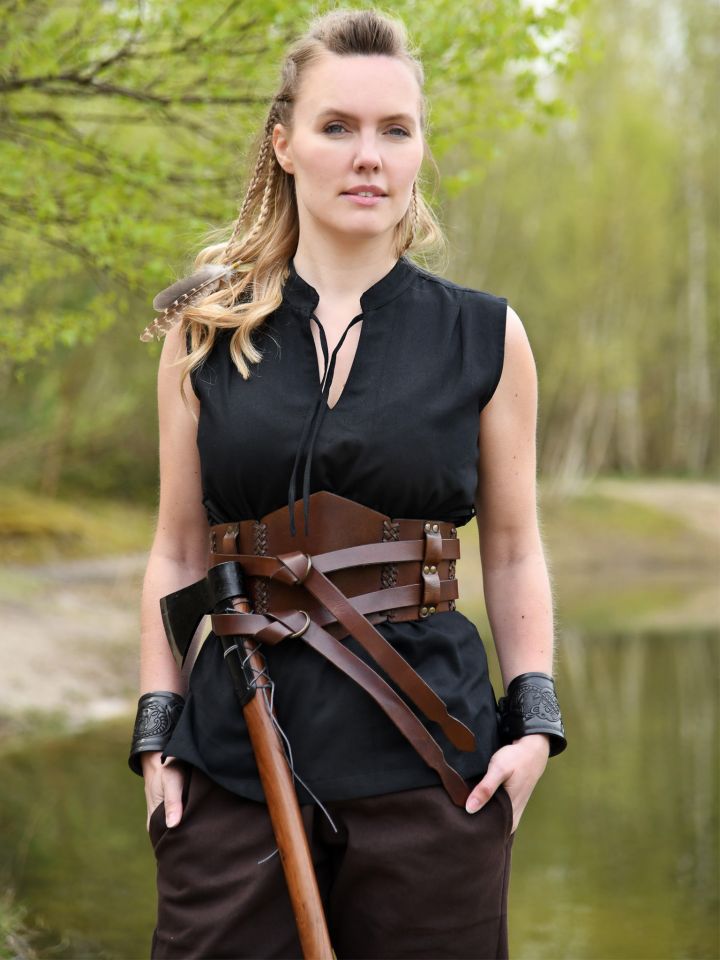 Sleeveless blouse Levke black 3