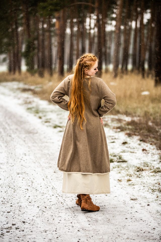 Viking Birka coat Skadi Sand 3