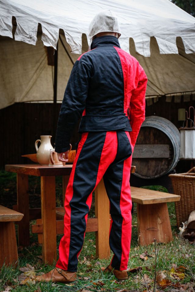 Imperialis lansquenet trousers red-black 3
