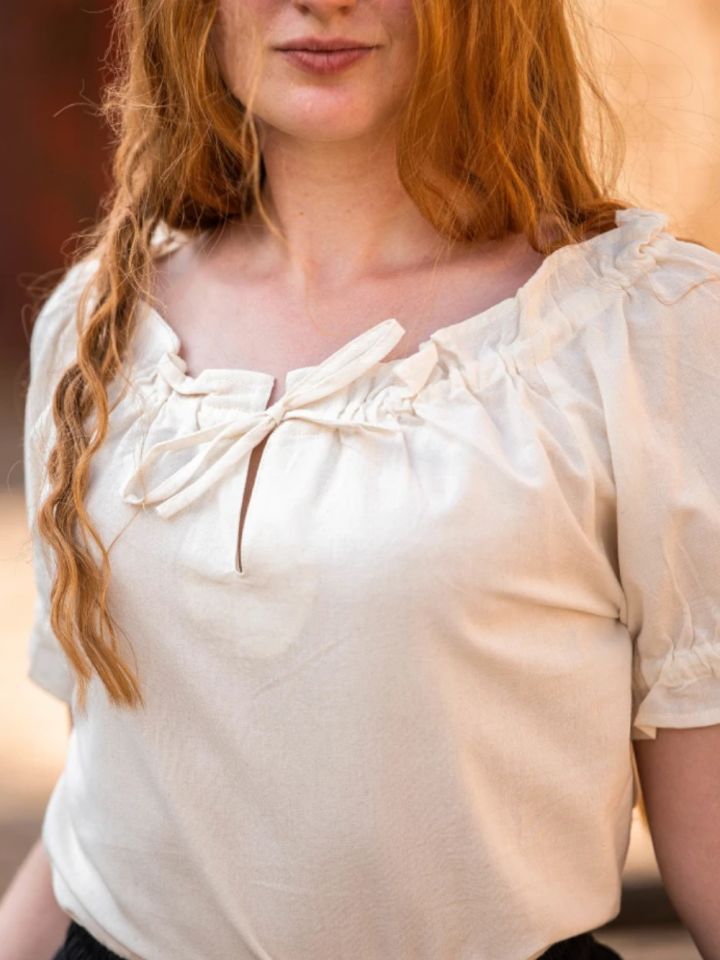 Short-sleeved blouse Otilia natural XS 3