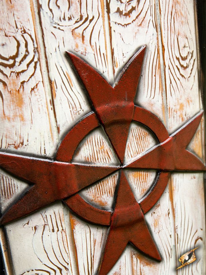 Templar shield for LARP 90 x 60 cm 3