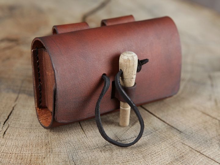 Drink bag with 3 bottles brown 3