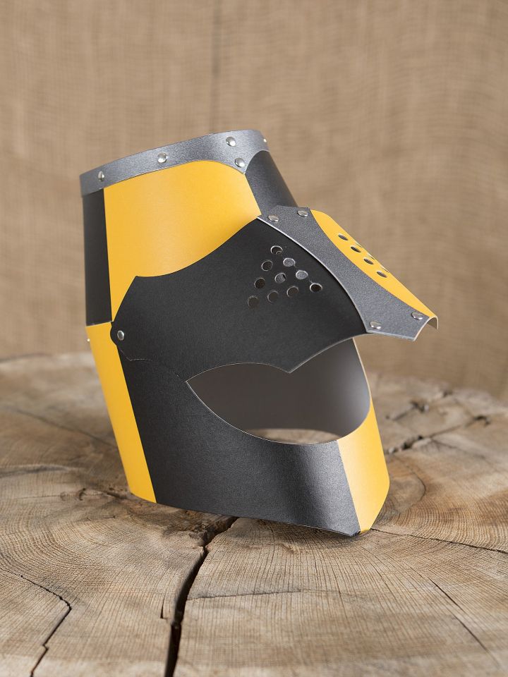 Norman helmet for children yellow-black 3