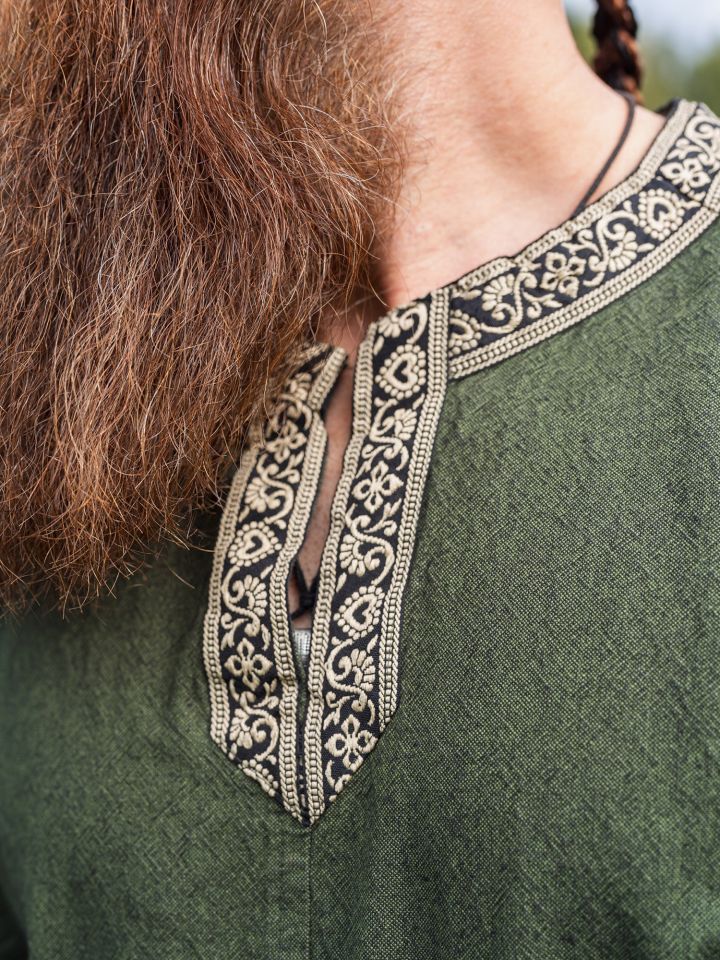Long tunic short-sleeved green XL 3