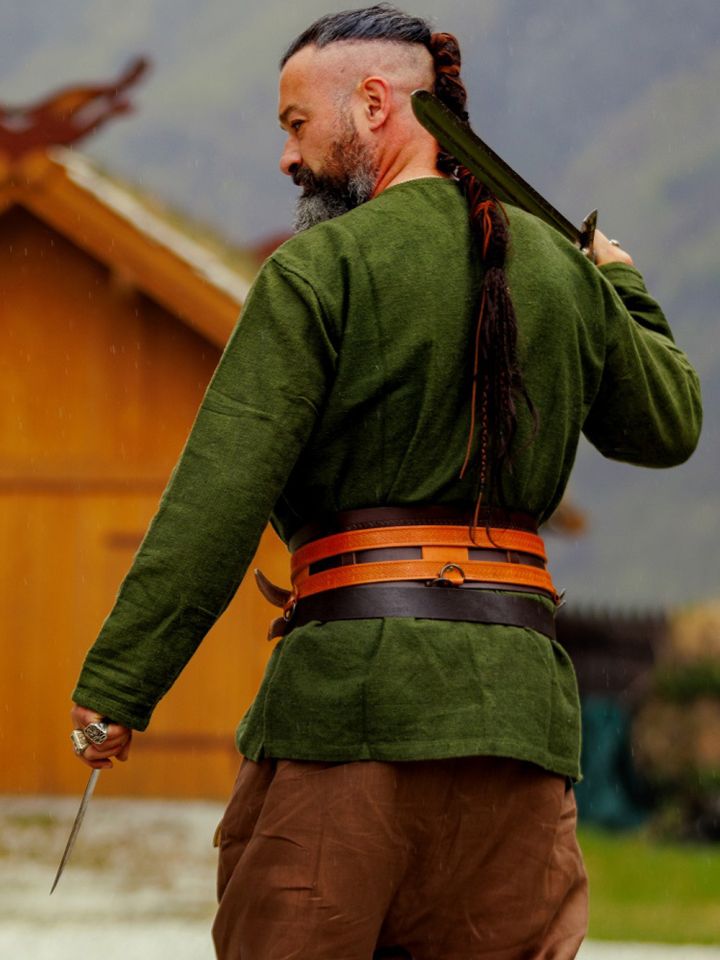 Viking tunic Ivar green M 3