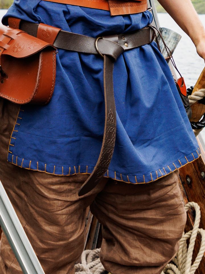 Viking tunic Theobald blue 3