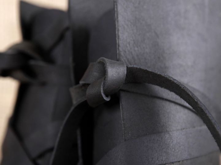 Viking boots with leather sole black 3