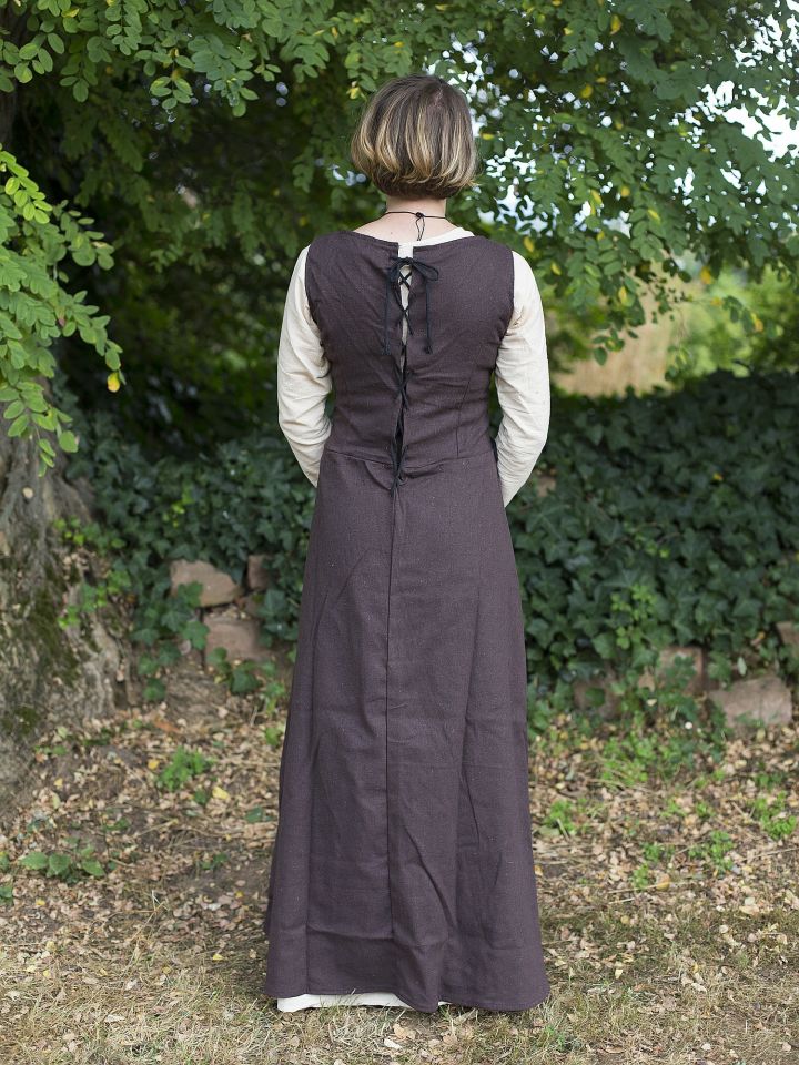Sleeveless strap dress Uma brown XXL 3