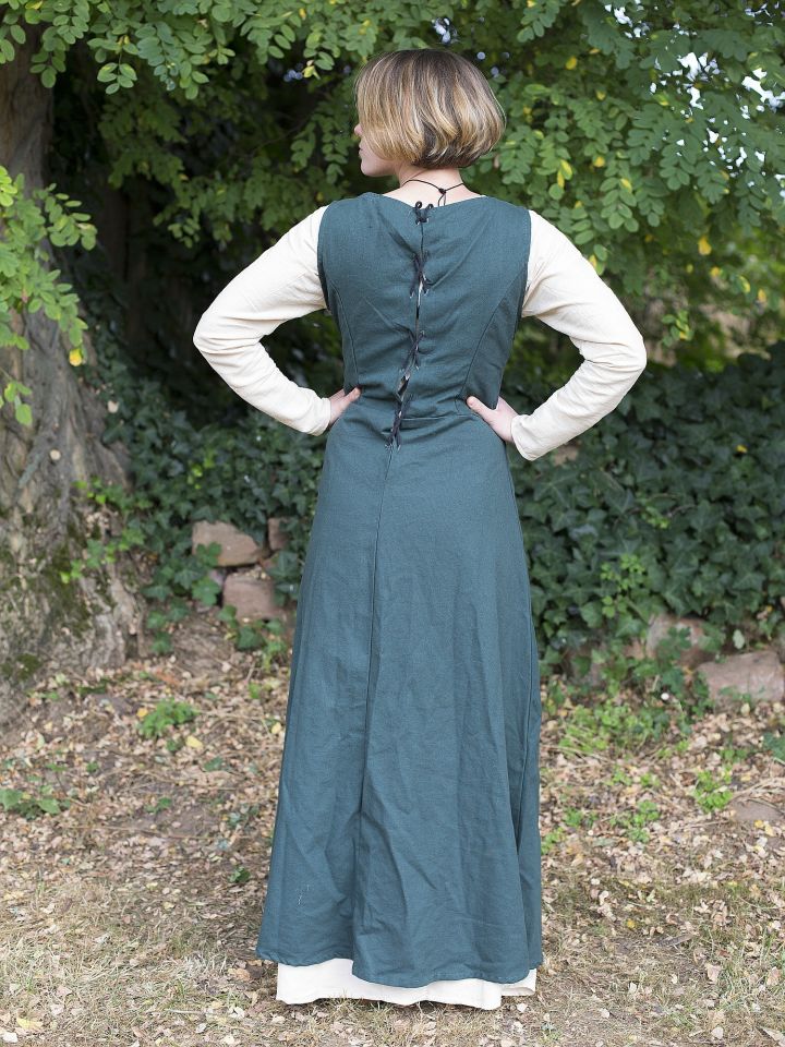 Sleeveless strap dress Uma green L 3