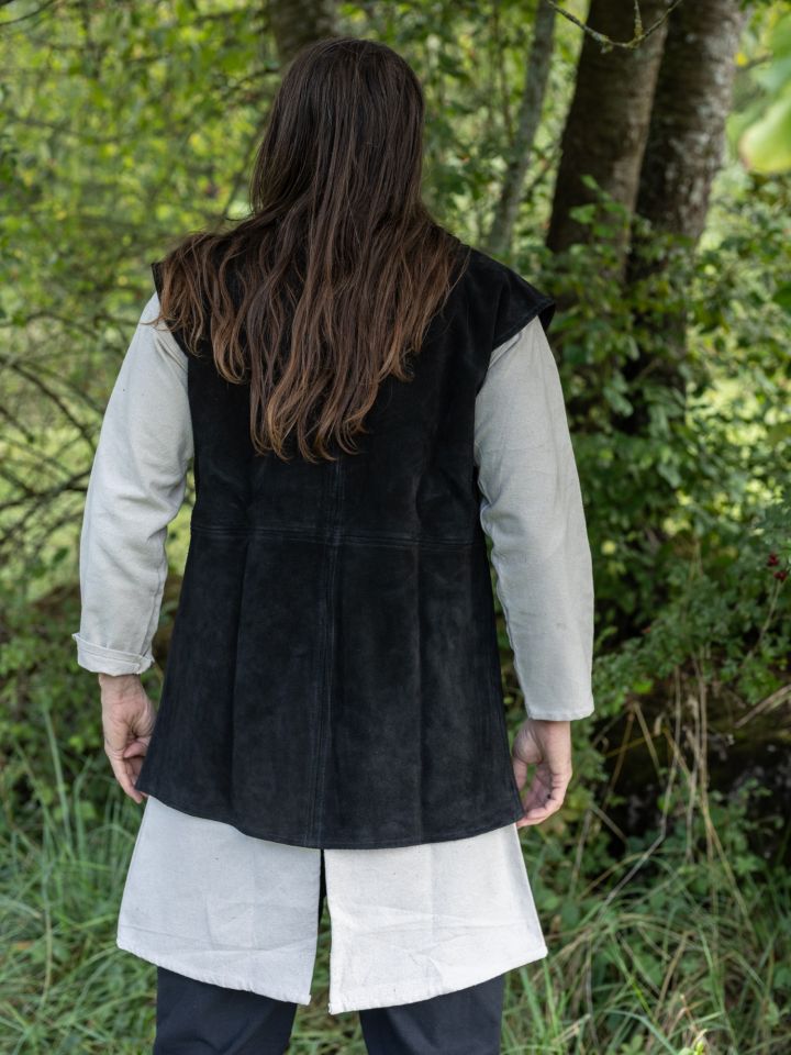 Orthello black leather vest 3